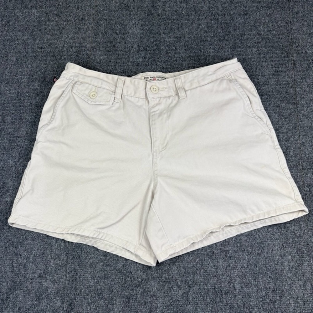 Lauren Ralph Lauren Vintage Khaki Mom Shorts Women's Size 8 Canvas